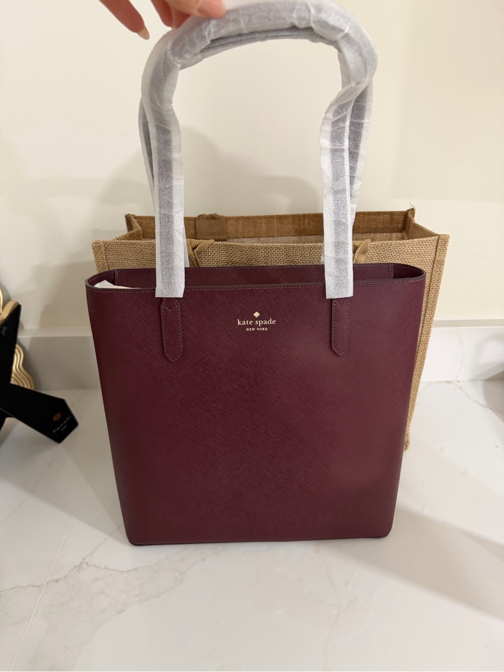 kate spade Jana Tote in Deep Wine